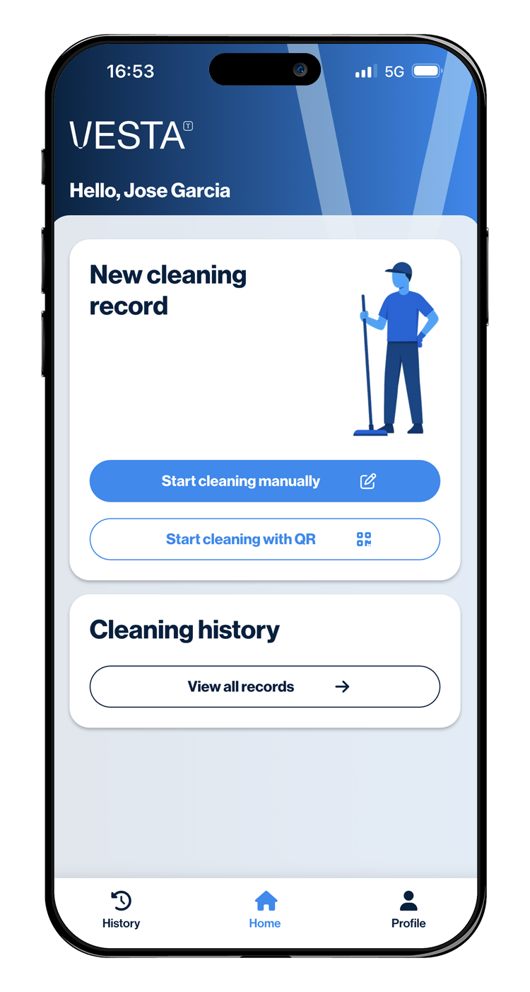 VESTA – Start cleaning